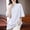 White, variant on Itsame Women Plain Short Shirt Sleeved Tops Womens Casual T-Shirt Fashionable Relaxed Round Neck T Shirt Navy Size L