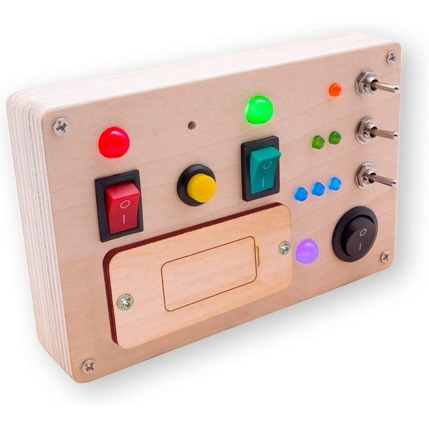 Terra LED Light Switch Busy Board Montessori Toy Button Busy Board Kids