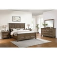 thumbnail image 2 of New Classic Furniture Mariana 5-Piece Wood Queen Bedroom Set in Mocha, 2 of 10