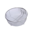 thumbnail image 4 of Stainless Steel Fryer Basket Cooking Tool French Fries Holder for Restaurant Round 23cmx23cm, 4 of 7