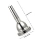 thumbnail image 2 of WHAMVOX Boquilla Para Trombón De Calidad En Plata Accesorio Para Reemplazo Seguro, 2 of 8