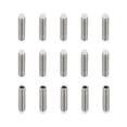 thumbnail image 1 of Tornillo de tope de punta de nylon Uxcell M3x12mm, 15 piezas de acero inoxidable 304, tornillo de cabeza hexagonal interno, 1 of 6