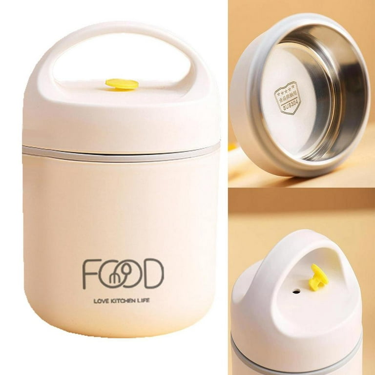 Stackable Thermal Containers Stainless Steel Leak-Proof Lunch