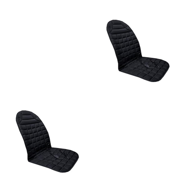 Speravity Cojín antideslizante de calefacción para vehículos de velocidad rápida de 48 W para invierno Negro 2piezas Speravity CBP587385