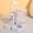 A002- Gray, variant on 1PC Hamster Water & Food Dispenser, 2-in-1 Automatic Feeder with Roller Water Bottle, For Hamsters, Gerbils, Chinchillas, Gray