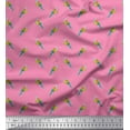 thumbnail image 1 of Soimoi Polyester Crepe Fabric Dot & Parrot Bird Print Fabric by Yard 52 Inch Wide, 1 of 3