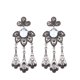 thumbnail image 1 of Mujeres Boho Vintage Metal Flor Borla de Cristal Pendientes Colgantes Pendientes de Oreja Joyería, 1 of 6