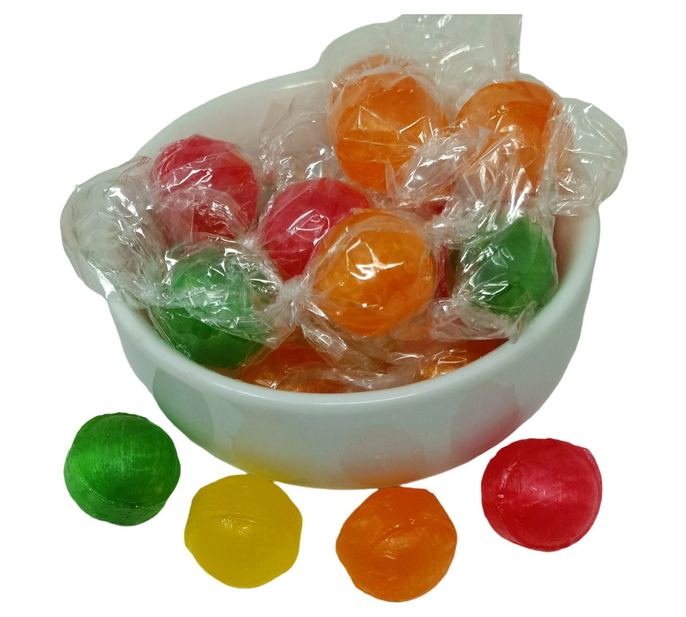 Colombina Wrapped Old Time Sour Ball Candies, Fruit Flavored, Bag, 2 lbs