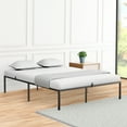 thumbnail image 1 of ChaoLink Estructura de cama doble con soporte de lamas de acero de 13 pulgadas, cama doble con soporte para colchón, no necesita base de caja, fácil de armar (19013738 CM), 1 of 7