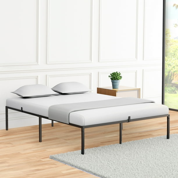 ChaoLink Estructura de cama doble con soporte de lamas de acero de 13 pulgadas, cama doble con soporte para colchón, no necesita base de caja, fácil de armar (19013738 CM)