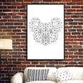 thumbnail image 3 of wall26 Floating Framed Canvas Wall Art for Living Room, Bedroom Geometric Flowers Canvas Prints for Home Decoration Ready to Hang - 16x24 inches, 3 of 4