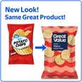 thumbnail image 2 of Great Value Salted Wavy Potato Chips, 7.75 oz, 2 of 10