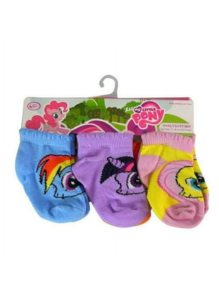 My Little Pony Rainbow Dash, Fluttershy and Twilight Sparkle Girls 5 Pack  Mix of Character and Roleplay Onesies, Infant