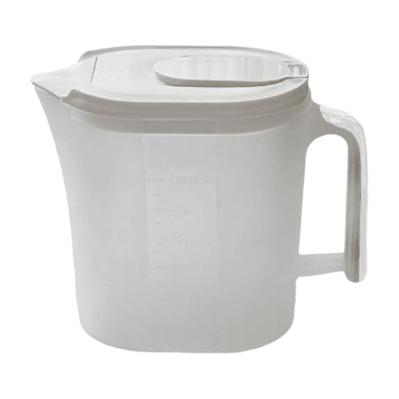 YFGEFTR Plastic Pitchers with Lids – Iced Tea Pitchers with Twist Cover BPA-Free, Dishwasher & Freezer Safe, Ideal for Water, Juice & Fridge Storage