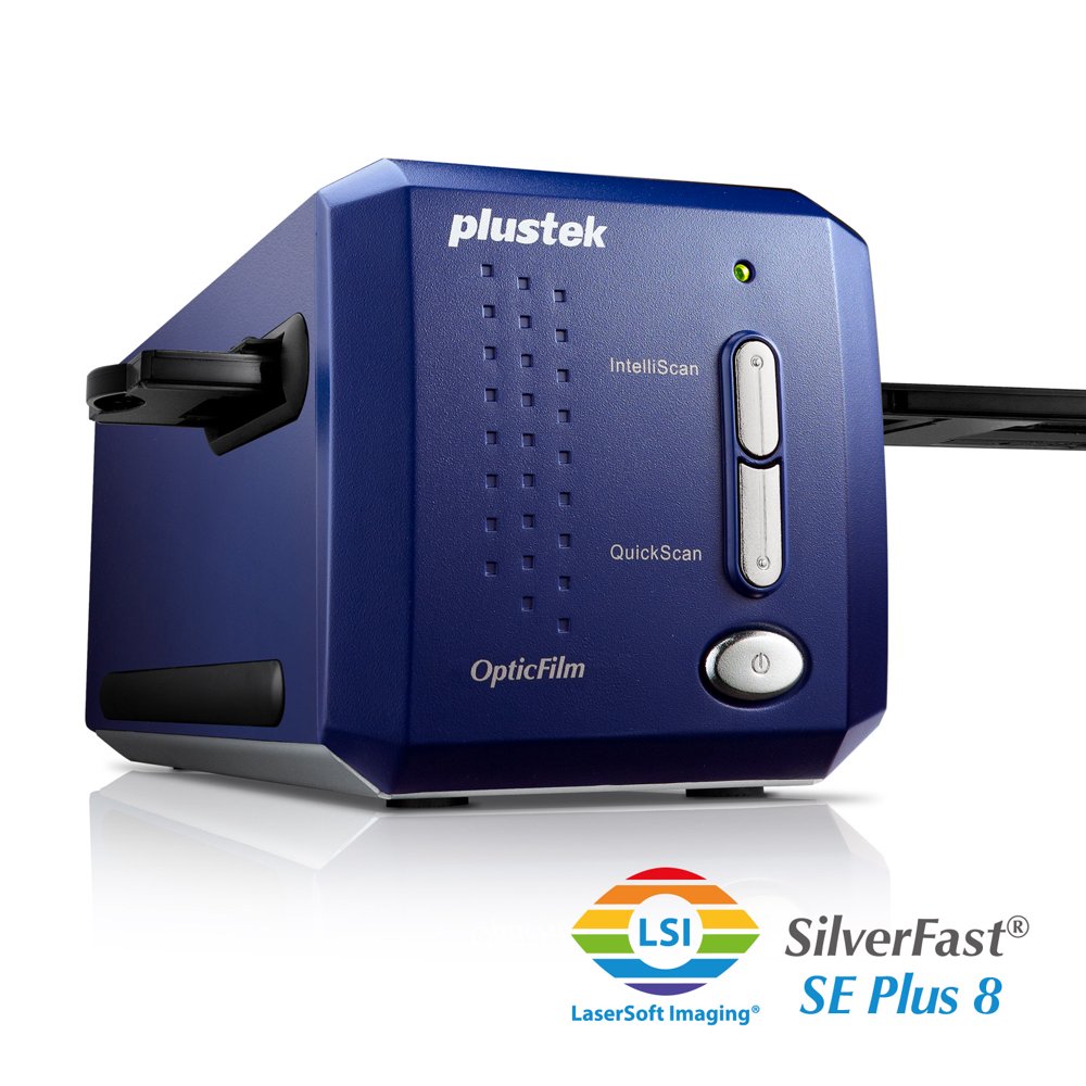 Plustek OpticFilm 8100 - 35mm Negative Film & Slide Scanner with 7200