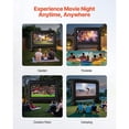 thumbnail image 2 of KFFKFF 15FT Inflatable Movie Screen with Storage Bag, 16:9 Projection Screen for Outdoor Events, Backyard Gatherings, and Home Theater, 2 of 9