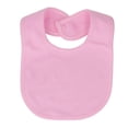 thumbnail image 3 of Soft Cotton Bib, Double Layer Baby Dribble Cloth Machine Washable Multifunctional With Snap Fastener For Infant Eating Yellow,Pink,Grey, 3 of 8