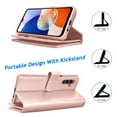 thumbnail image 4 of Takfox Galaxy A14 5G Case,for Samsung Galaxy A14 Wallet Phone Case,Takfox PU Leather Magnetic Detachable Card Holders Shockproof Kickstand Protective [Flip Folio Cover] for Samsung Galaxy A14 -Pink, 4 of 6