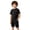 00#Black38, variant on WOYY Boys Summer Outfits Casual Solid Short Sleeve T Shirt Shorts Set, 2-Piece, Sizes 2-13