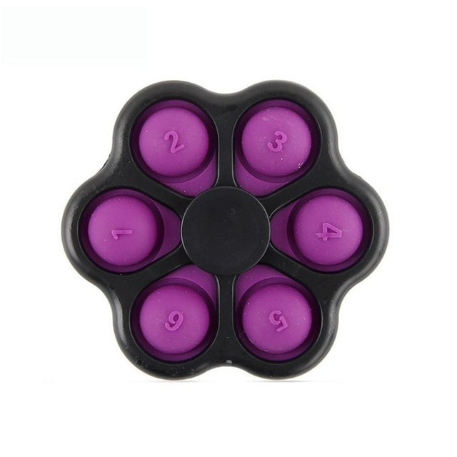 Silicone Decompression Toy for Kids Adults Finger Toy Gyro Pressing Toy