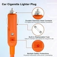 thumbnail image 2 of 12V/24V DC Power Extension Cable with Cigarette Lighter Plug 6FT – Heavy Duty 14AWG Cable with DC7909 Plug & DC8020 Adapter for Power Stations, Trucks, RVs, Fridges and More, 2 of 7
