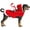 Snowman, variant on Santa Dog Costume Christmas Pet Clothes Santa Claus Riding Pet Cosplay Costumes Party Dressing up Dogs Cats Outfit for Small Medium Large Dogs Cats