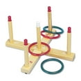 thumbnail image 1 of Champion Sport QS1 Ring Toss Set- Plastic-Wood- Assorted Colors- 4 Rings-5 Pegs-Set, 1 of 2