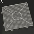 thumbnail image 3 of Trayknick Planche à Picots Ronde Carrée Hexagonale Transparente Grande pour Perles à Fusible Hama Jouet pour Enfants Cercle, 3 of 7