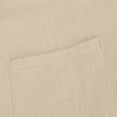 thumbnail image 6 of YOUYEDIAN Girls Cotton Linen Button Down Shirts Gauze Long Sleeve Shirt Collared Plus Size Blouses 2026 Summer Tops Clothing (Beige, 8-9 Years), 6 of 6