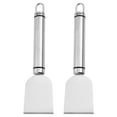 thumbnail image 1 of GOOHOCHY 2 raspadores de acero inoxidable multifuncionales, pala descongelante de acero inoxidable, palas para hielo para refrigerador, utensilios de cocina., 1 of 8