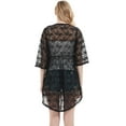 thumbnail image 4 of Women Lightweight Lace Corchet Peasant Boho Cardigan Mesh Kimono Summer Shrugs, 4 of 4