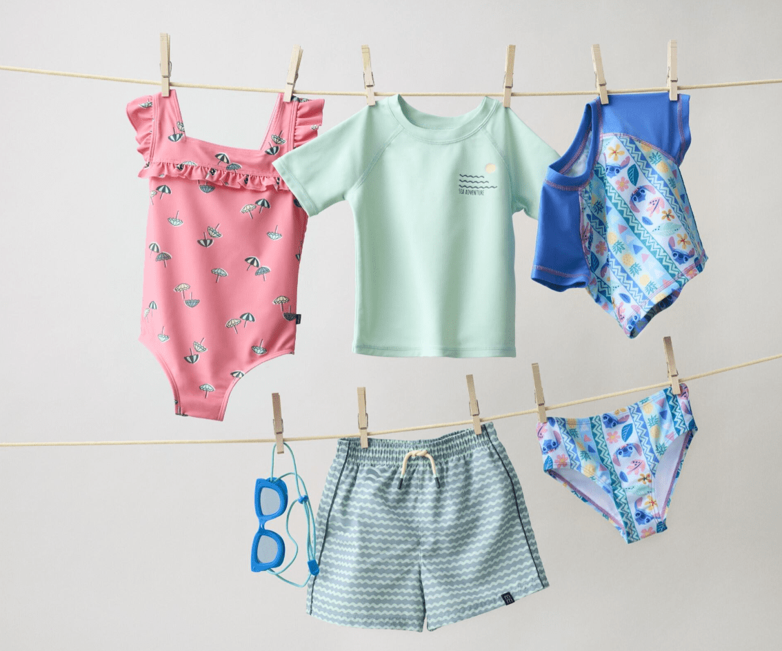 Character Toddler Girl Rash Guard Bikini Swimsuit Set, 2-Piece, Sizes 12M-5T