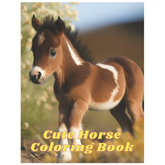 A Joyful Horse Coloring Book for Kids