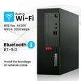 thumbnail image 6 of Lenovo ThinkCentre M70c SFF Windows 11 Pro Professional Desktop PC | Intel Hexa-Core i5 10400 | 16GB DDR4 RAM | 512GB NVMe SSD | Built in AX200 WIFI 6 - Refurbished, 6 of 6