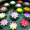 thumbnail image 6 of EVA Realistic Artificial Lotus Flower Faux Water Plant For Home Weddings Pond Decoration, 6 of 6