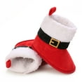 thumbnail image 3 of Infant Baby Toddler Shoes Boots Anti-slip Warm Slippers Socks Christmas theme, 3 of 7