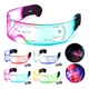 thumbnail image 2 of "4pcs Lentes De Fiesta 7 Colores Lentes Para Fiesta 4 Modos Lab.G, Negros ", 2 of 5