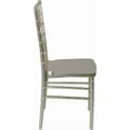 thumbnail image 5 of YYEAN Mahogany Resin Stacking Chiavari Chair 18.5"D x 15.75"W x 36.5"H-Champagne, 5 of 11