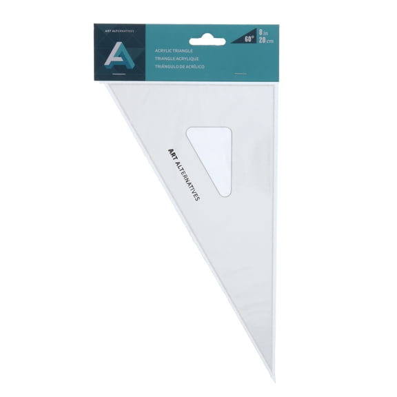 Blick Art Alternatives Plastic Triangle - 8", 30-60 Degree