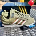 thumbnail image 3 of Ad-id-as Busenitz x Dan Mancina Olive Strata Red Men's Shoes ID3370 Size 9.5, 3 of 6