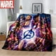thumbnail image 5 of Manta de felpa suave de Marvel The Avengers, manta de franela para sala de estar, dormitorio, cama, sofá, funda de picnic, 5 of 5