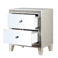 thumbnail image 3 of 2-Drawer Champagne Bedroom Nightstand with Self-Close / Provide Soft Protection for Items, 3 of 3