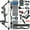 Black Bow Arrow Set, variant on X8 Archery Compound Bow Bag Arrow Set 20-70lb Adjustable Bow Hunting 320FPS RH/LH(Only Black Bow RH)