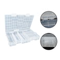 thumbnail image 3 of Battery Holder Tools Dustproof Organizer Transparent Plastic Case Storage Box, 3 of 4