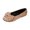Khaki, variant on Round Toe Bow Ballet Soft Sole Casual On Shoes