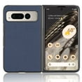 thumbnail image 5 of Decase Leather Case for Google Pixel Fold, Lychee Pattern Leather Back Cover Slim Lightweight Shockproof Phone Case for Google Pixel Fold 2023,Darkblue, 5 of 5