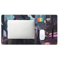 thumbnail image 4 of Bingfone Urban Mechanical Dragon Large Gaming Mouse Pad,Extended Desk Mousepad with Stitched Edges,Non-Slip Base,Water Resist Keyboard Pad for Gamer, Office & Home, 29.5 x 16 in, 4 of 6