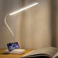 thumbnail image 1 of Lámpara de escritorio LED inalámbrica recargable por USB, intensidad regulable táctil 3 modos de color, lámpara de lectura de mesa para niños mesita de noche para dormitorio, 1 of 5