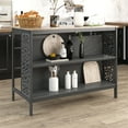 thumbnail image 2 of Galano Candence Mandala Kitchen Island - Beaufort Oak/Fossil Grey, 2 of 10