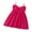 Hot Pink, variant on CAICJ98 Toddler Girls Summer Cotton Linen Dress Spaghetti Straps Sleeveless Party Dresses for Girls Beach Casual Cute mini Bow Sundress (2-3 Years,Hot Pink)